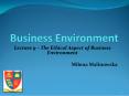 Business Environment PowerPoint PPT Presentation
