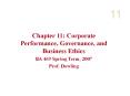 Chapter 11: Corporate Performance, Governance, and Business Ethics PowerPoint PPT Presentation