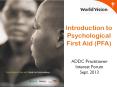 Introduction to Psychological First Aid (PFA) PowerPoint PPT Presentation