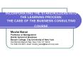 INCORPORATING THE STAKEHOLDERS INTO THE LEARNING PROCESS: THE CASE OF THE BUSINESS CONSULTING COURSE PowerPoint PPT Presentation