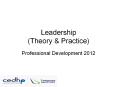 Leadership (Theory PowerPoint PPT Presentation