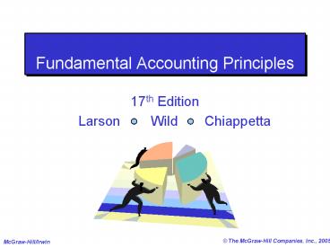 Fundamental Accounting Principles