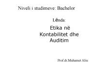 Niveli i studimeve: Bachelor