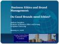 Business Ethics and Brand Management: PowerPoint PPT Presentation