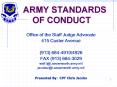 ARMY STANDARDS OF CONDUCT PowerPoint PPT Presentation
