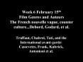 Week 6 February 15th Film Genres and Auteurs The French nouvelle vague, counter culture...Debord, Godard, et al. PowerPoint PPT Presentation