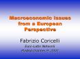 Macroeconomic Issues from a European Perspective PowerPoint PPT Presentation