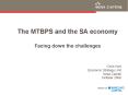 The MTBPS and the SA economy Facing down the challenges PowerPoint PPT Presentation