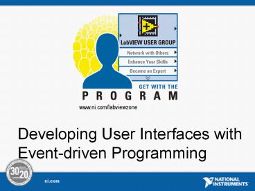 presentation player overlay
