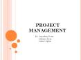 PROJECT MANAGEMENT PowerPoint PPT Presentation