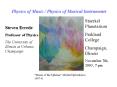 Physics of Music / Physics of Musical Instruments PowerPoint PPT Presentation