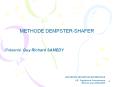 METHODE DEMPSTER-SHAFER PowerPoint PPT Presentation
