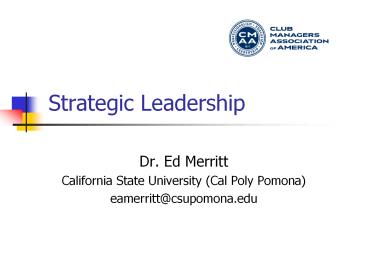 Strategic Leadership