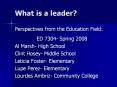 What is a leader? PowerPoint PPT Presentation