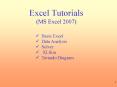 Excel Tutorials (MS Excel 2007) PowerPoint PPT Presentation