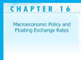 Macroeconomic Policy and Floating Exchange Rates PowerPoint PPT Presentation