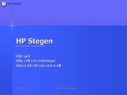 HP Stegen original av Johnny Gustavsson 1998