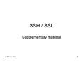 SSH / SSL PowerPoint PPT Presentation