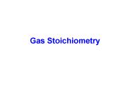 Gas Stoichiometry