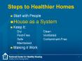 Steps to Healthier Homes PowerPoint PPT Presentation