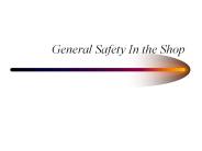 General Safety In the Shop