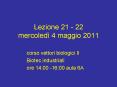 Lezione 21 - 22 mercoled PowerPoint PPT Presentation