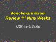 Benchmark Exam Review 1st Nine Weeks PowerPoint PPT Presentation