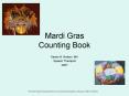 Mardi Gras Counting Book PowerPoint PPT Presentation