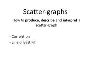 Scatter-graphs