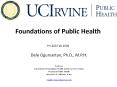 Foundations of Public Health PH-200 Fall 2009 PowerPoint PPT Presentation
