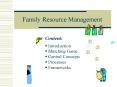 Family Resource Management PowerPoint PPT Presentation
