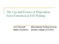 The Ups and Downs of Preposition Error Detection in ESL Writing PowerPoint PPT Presentation