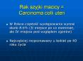 Rak szyjki macicy =     Carcinoma colli uteri PowerPoint PPT Presentation