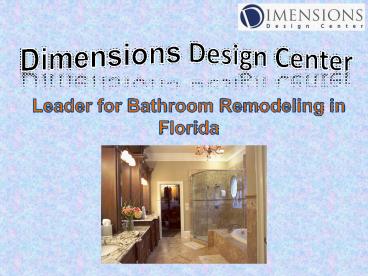 Bathroom remodeling