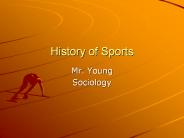 History of Sports