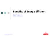 Benefits of Energy Efficient Geysers