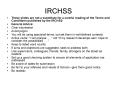 IRCHSS PowerPoint PPT Presentation