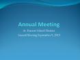 Annual Meeting PowerPoint PPT Presentation