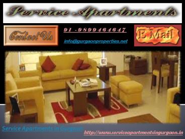 Service Apartments in Gurgaon
