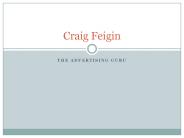 Craig feigin-The Advertising Guru
