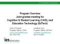 Program Overview Joint grantee meeting for Cognition PowerPoint PPT Presentation