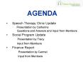AGENDA PowerPoint PPT Presentation