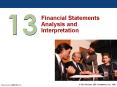 Financial Statements Analysis and Interpretation PowerPoint PPT Presentation