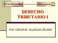 DERECHO TRIBUTARIO I PowerPoint PPT Presentation