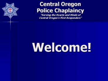 Central Oregon Police Chaplaincy 