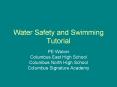 Water Safety and Swimming Tutorial PowerPoint PPT Presentation