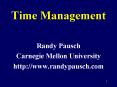 Time Management PowerPoint PPT Presentation
