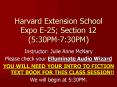 Harvard Extension School Expo E-25; Section 12 (5:30PM-7:30PM) PowerPoint PPT Presentation