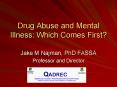 Drug Abuse and Mental Illness: Which Comes First? PowerPoint PPT Presentation