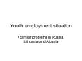Youth employment situation PowerPoint PPT Presentation